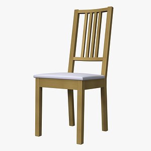 Börje Chair Birch Gobo White