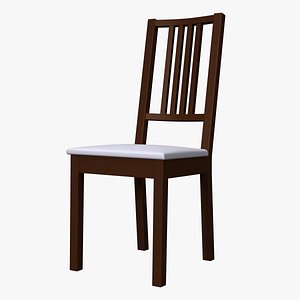 Börje Chair Brown Gobo White